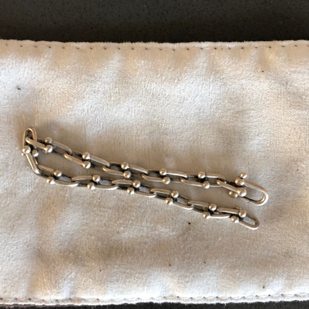 Tiffany & Co silver hardware bracelet